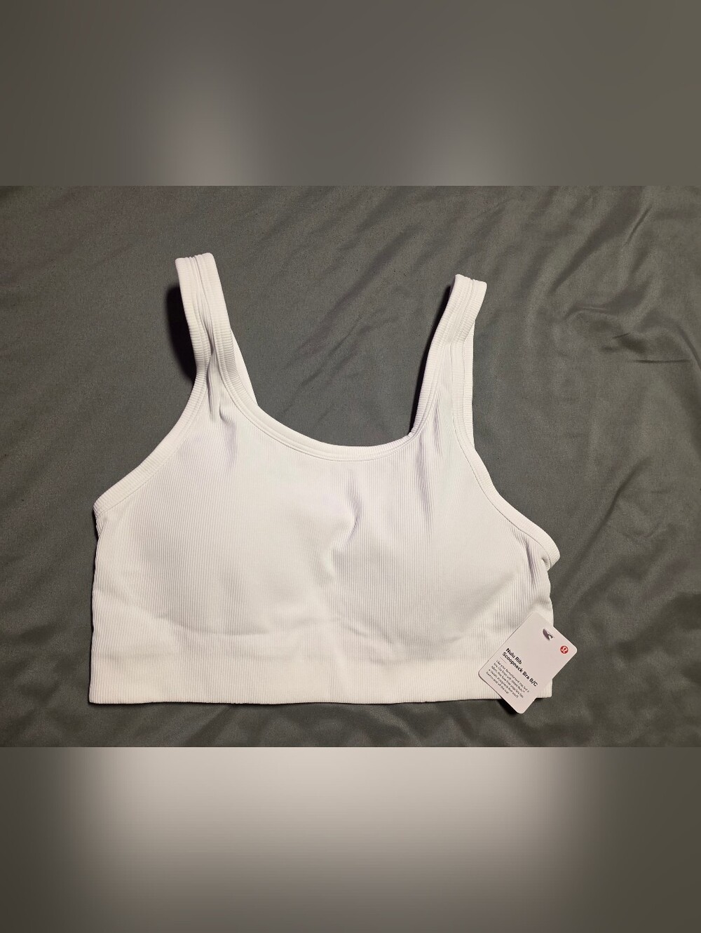 Lululemon Nulu Rib Scoopeneck Bra B/C Size S New